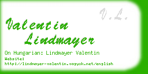 valentin lindmayer business card